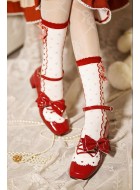 Mademoiselle Pearl Cherry Shoes(Reservation/3 Colours/Full Payment Without Shipping)